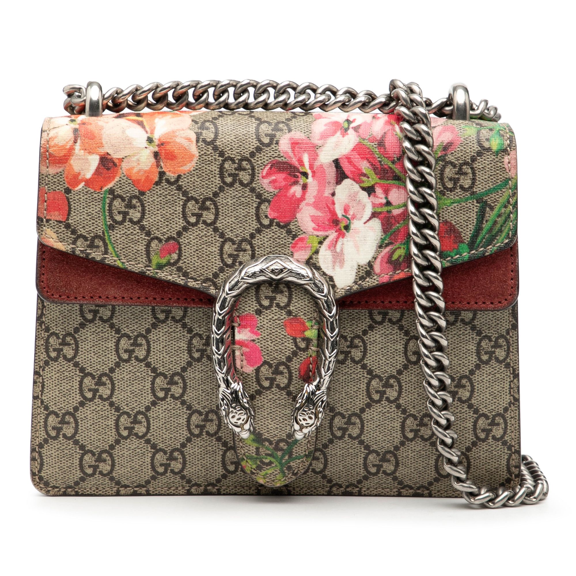 Gucci Gucci Small GG Supreme Blooms Dionysus Crossbody Size ONE SIZE - 1 Thumbnail