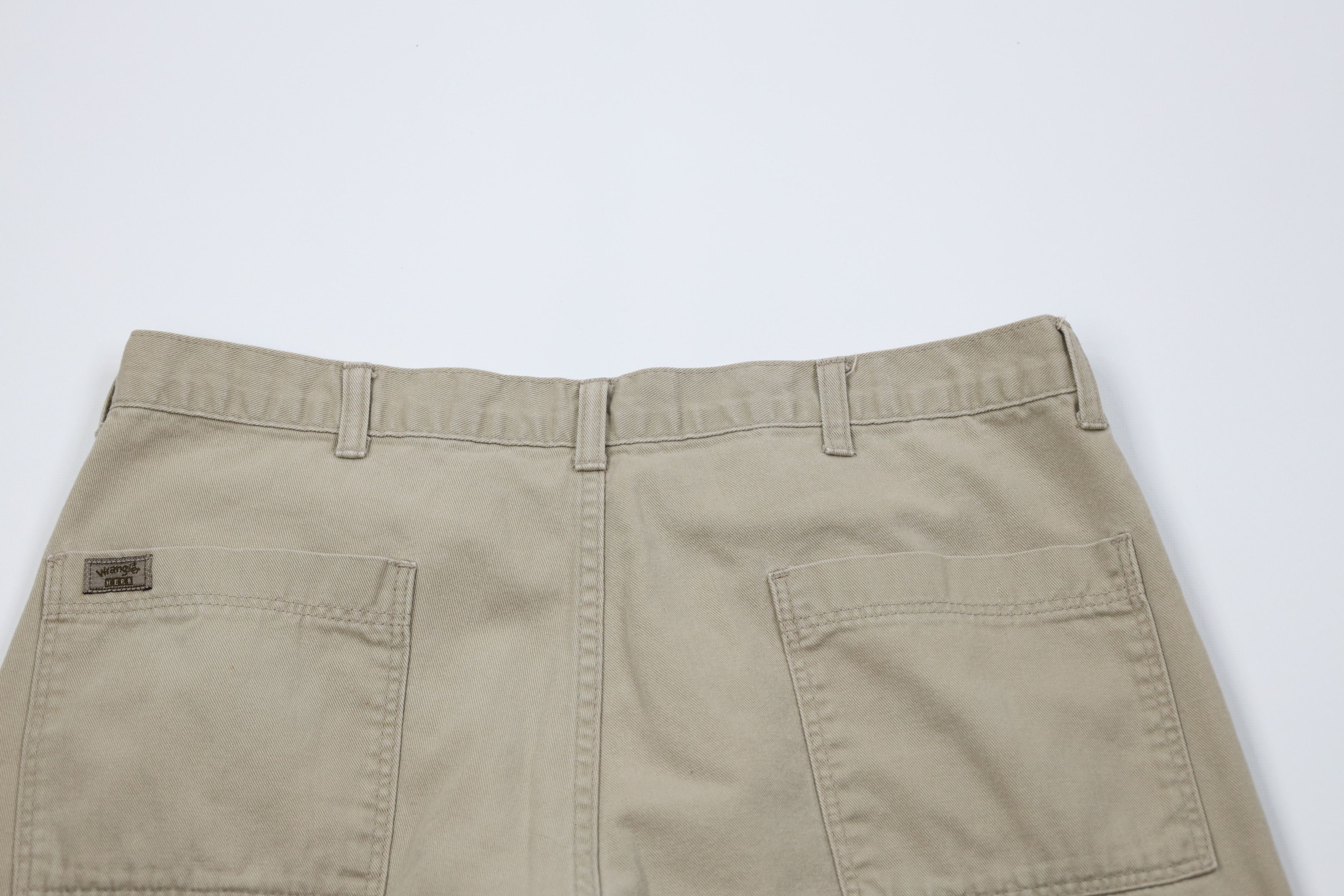 Wrangler Vintage 90s Y2K Wrangler Canvas Baggy Wide Leg Cargo Pants Size US 36 / EU 52 - 10 Thumbnail