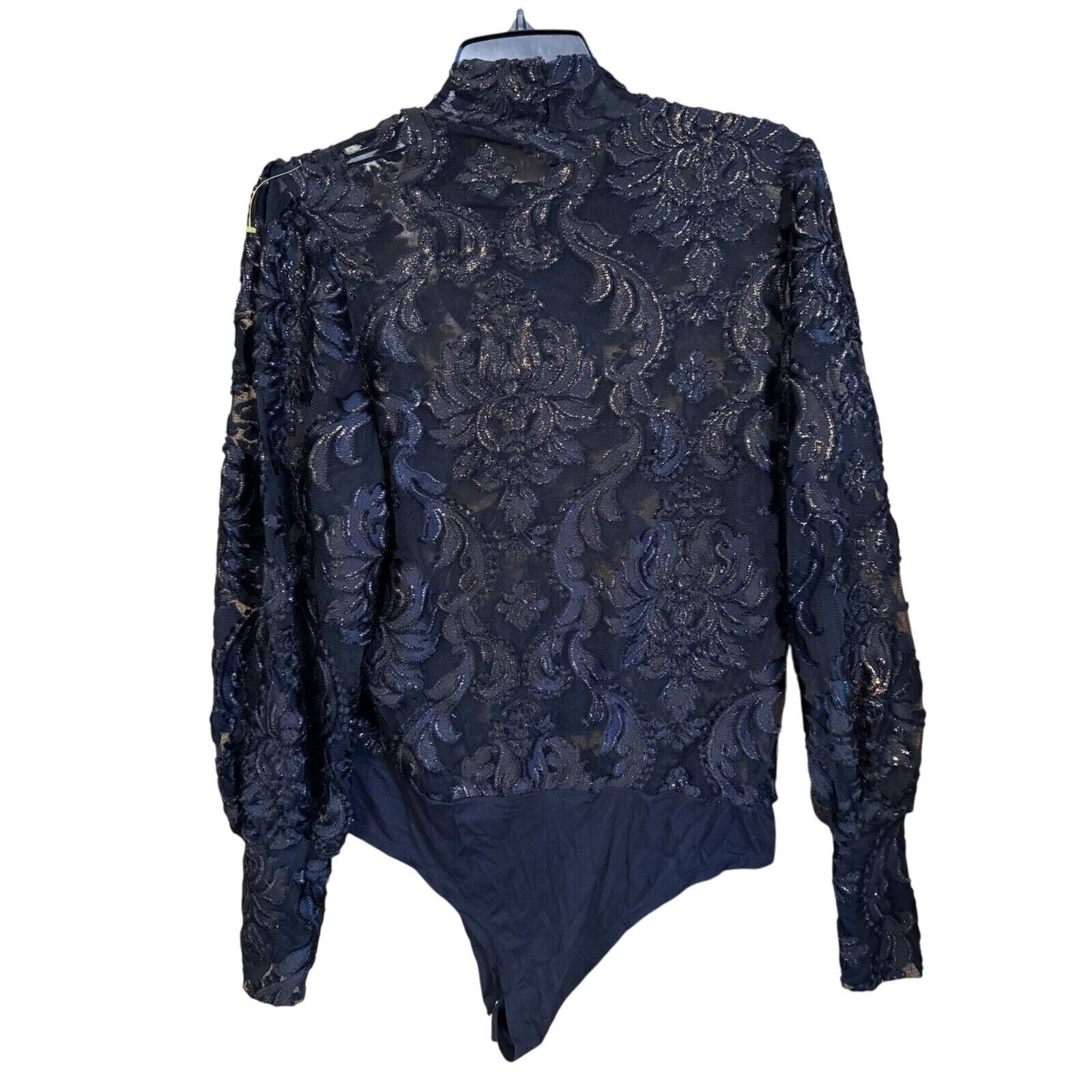 Other NWT FashioNova Most Praised Mesh Paisley Sheer Body Suit Size XL / US 12-14 / IT 48-50 - 2 Thumbnail