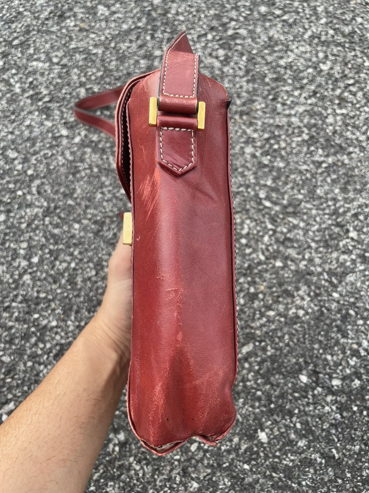Dior Vintage Christian Dior Sling Bag Leather Size ONE SIZE - 4 Thumbnail