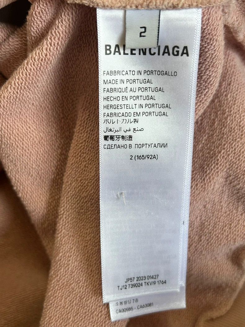 Balenciaga Balenciaga Pale Pink Embroidered Coke Waves Hoodie Hoodie Size US M / EU 48-50 / 2 - 4 Thumbnail