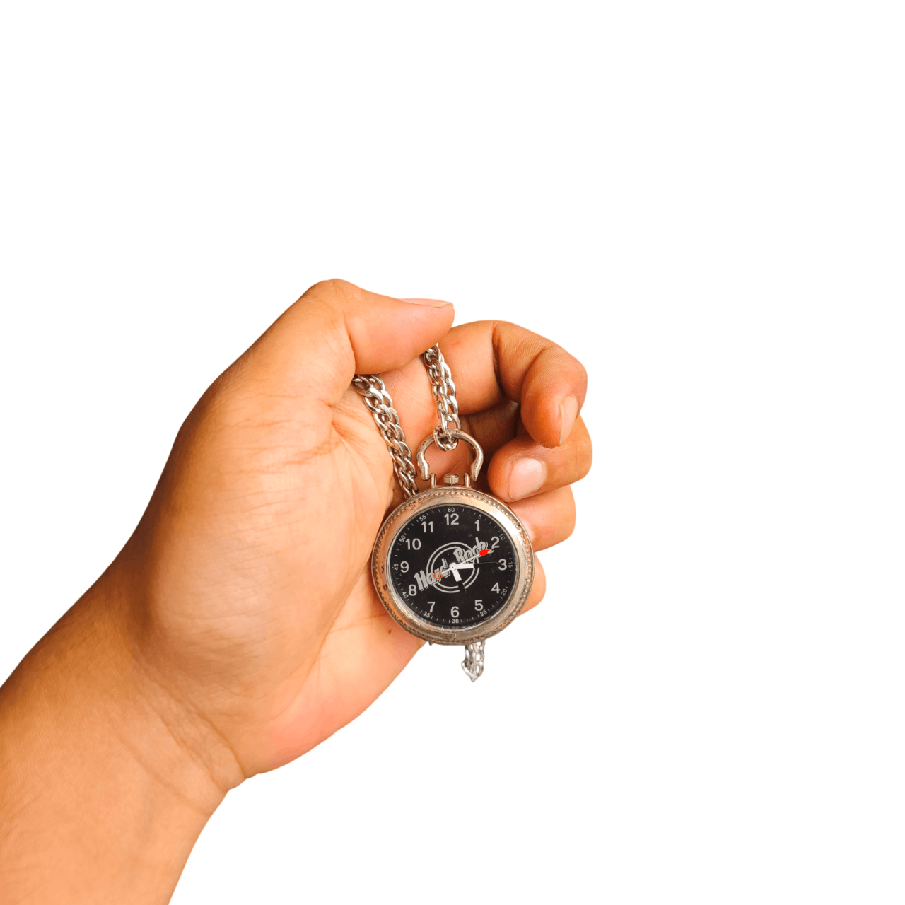 Jewelry Vintage Hard Rock Cafe Necklace Pocket Analog Watch Size ONE SIZE - 3 Thumbnail