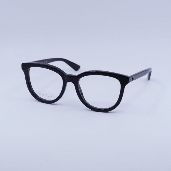 Gucci 🕶️ New Gucci GG1687O 001 Black Eyeglasses 52mm Size ONE SIZE - 3 Thumbnail