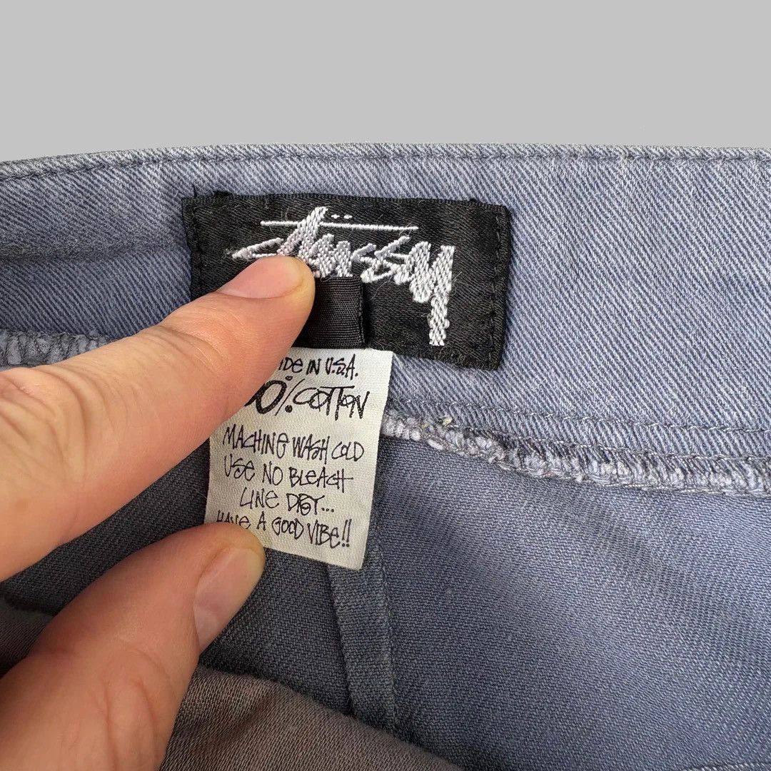 Stussy Stussy 1990 90s Vintage L USA Made Adjustable Skate Pants Size US 36 / EU 52 - 6 Thumbnail