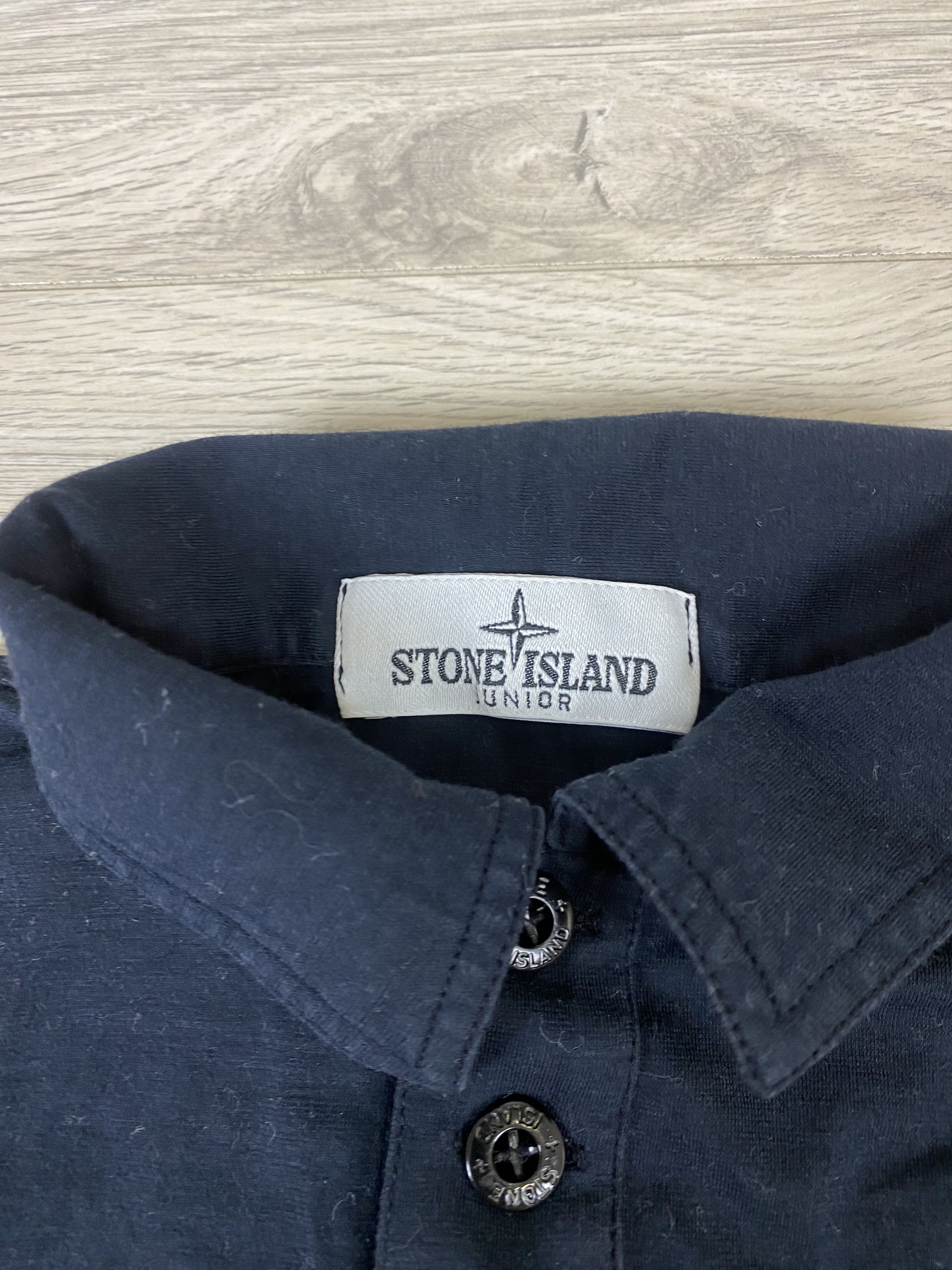 Stone Island Stone Island Junior Long Sleeve Polo 6 Years Size US XXS / EU 40 - 3 Thumbnail