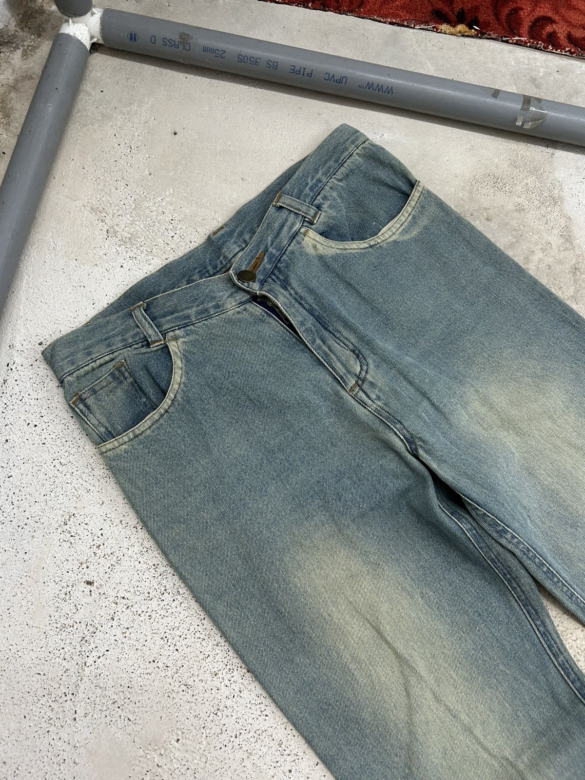 Tornado Mart Active Co. Denim Flare Jean Art Embroidery Size US 30 / EU 46 - 5 Thumbnail