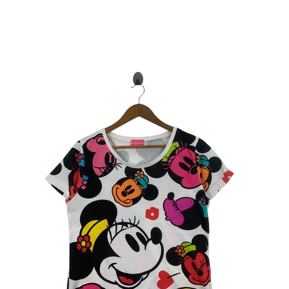 Disney DISNEY TOKYO RESORT Minnie Mouse Over Print Tee Shirt Top Size S / US 4 / IT 40 - 2 Thumbnail