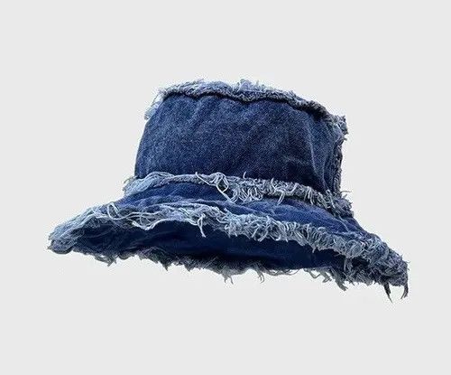 Other Avant garde washed reversible distressed raw bucket hat Size ONE SIZE - 4 Thumbnail