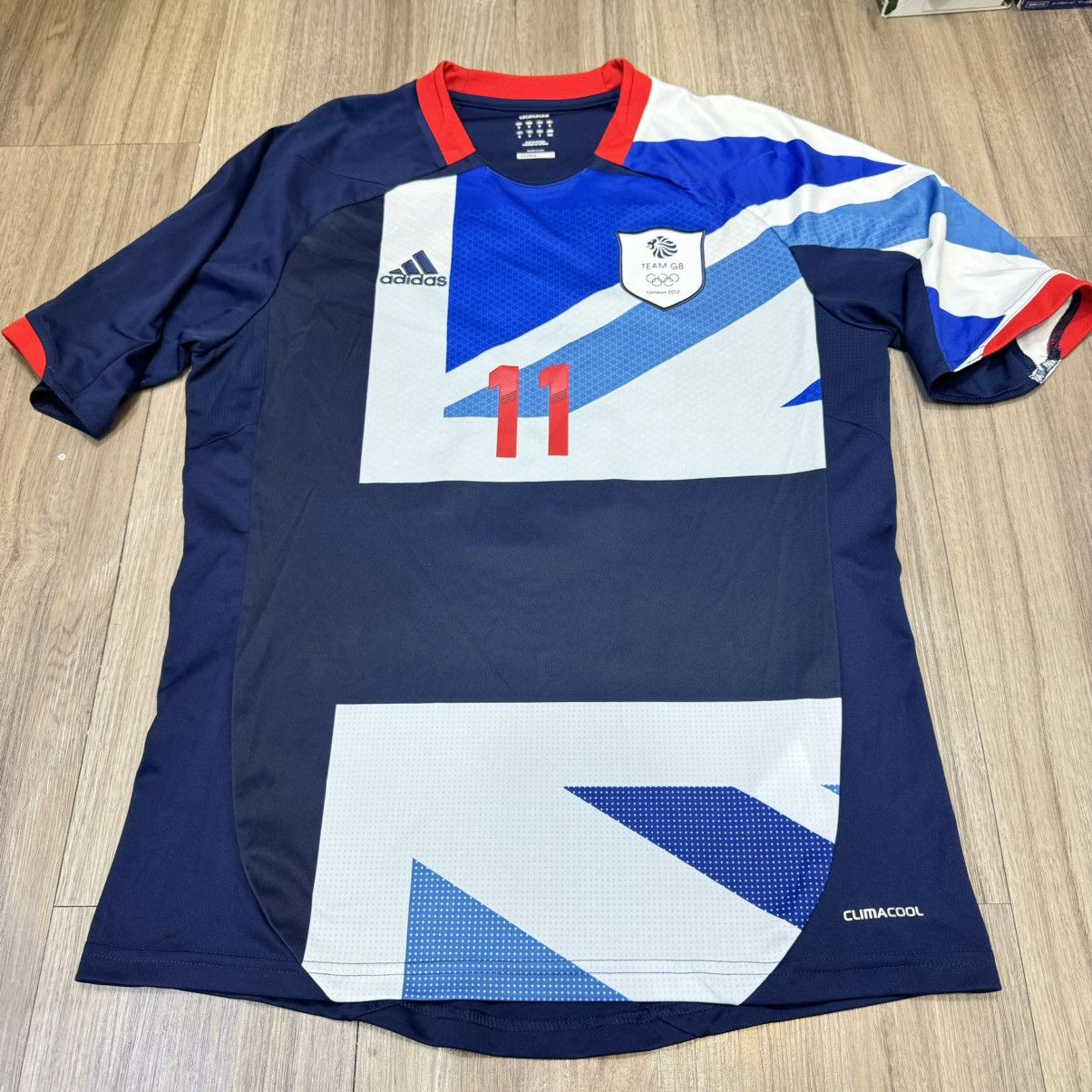 Adidas Olympic 2012 GB team football shirt #11 Giggs Size US M / EU 48-50 / 2 - 1 Thumbnail