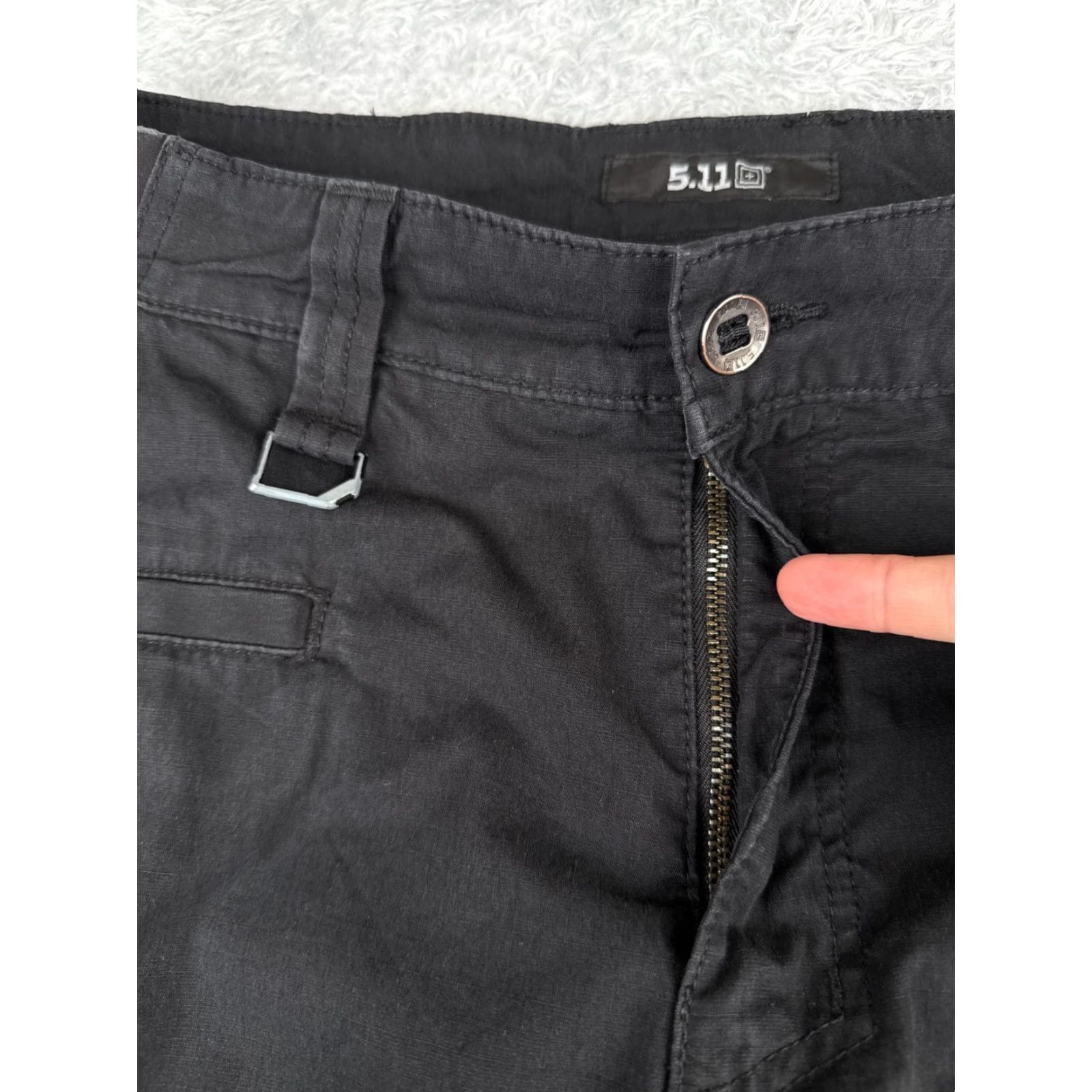 Vintage 5.11 Tactical Series Mens 32 Black Double Knee Taclite Pro Cargo Pants LEO 32x30 Size US 32 / EU 48 - 5 Thumbnail