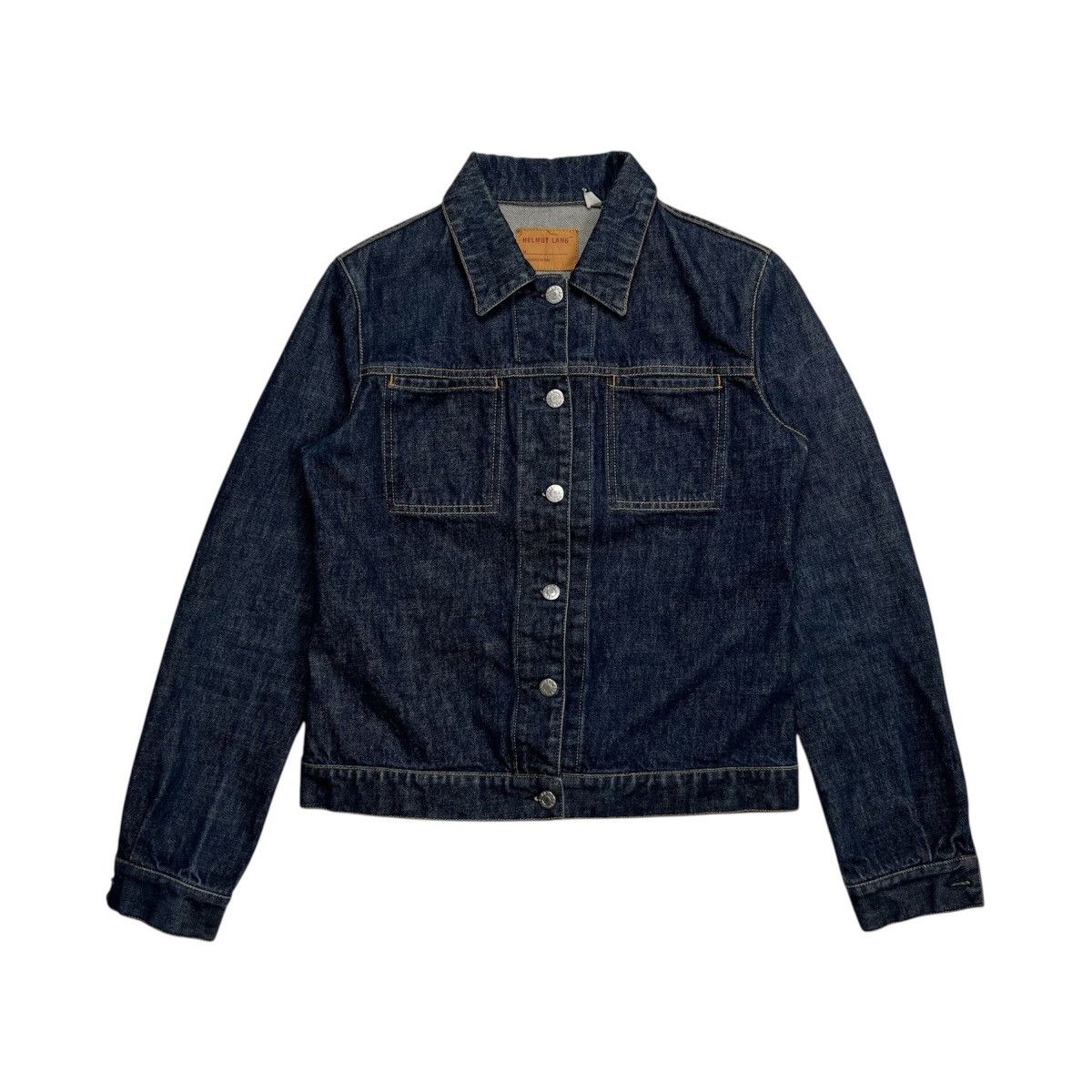 Helmut Lang AW 1998 Helmut Lang Classic 2-Pocket Denim Jacket Size US S / EU 44-46 / 1 - 1 Thumbnail