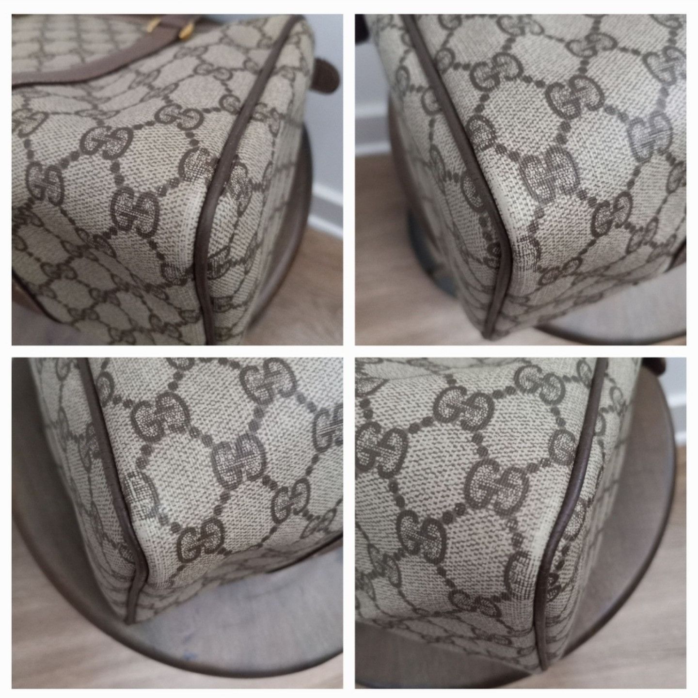 Gucci Vintage Gucci Interlocking GG Monogram Supreme Boston Size ONE SIZE - 9 Thumbnail