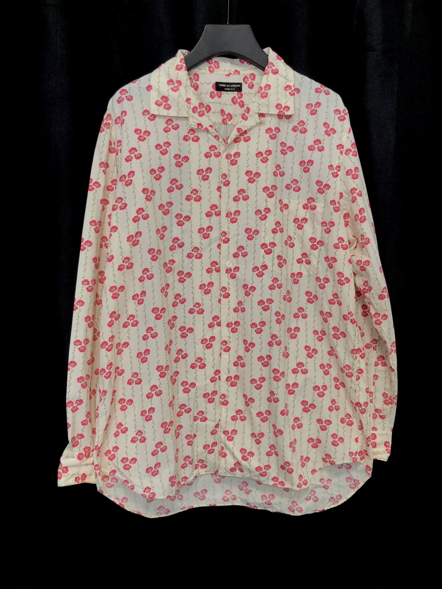 Comme des Garcons comme des garçons floral long sleeve shirt Size US M / EU 48-50 / 2 - 1 Thumbnail