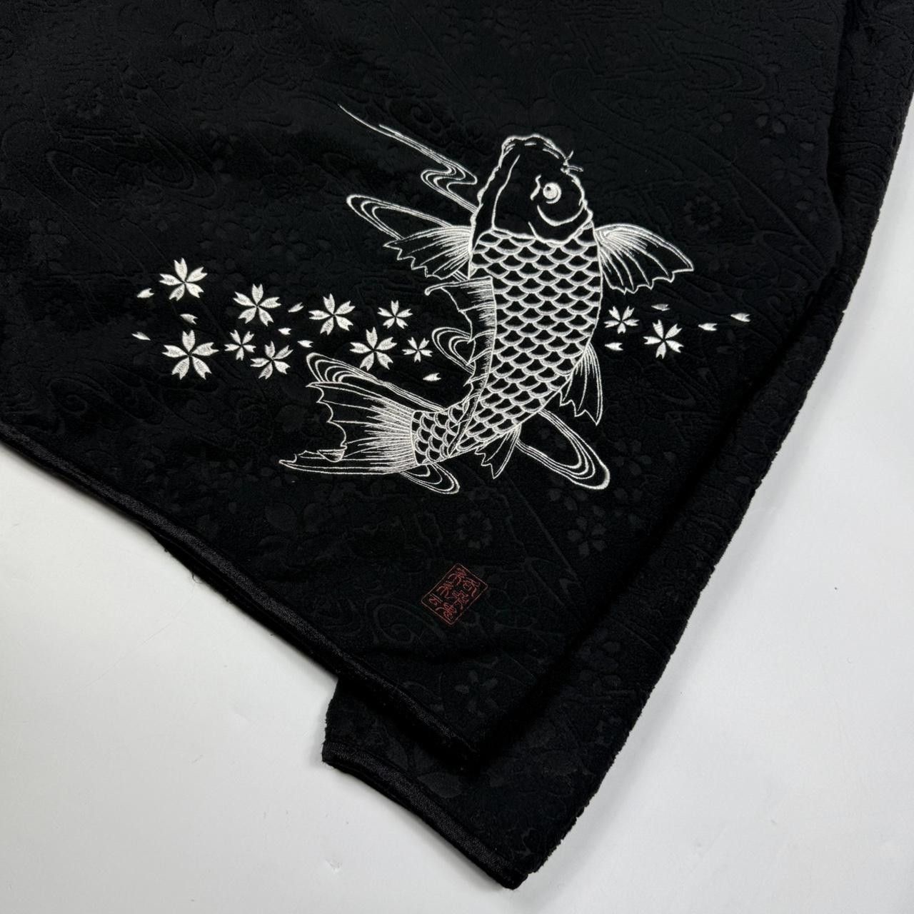 Designer Karakuri Koi Fish Embroidered Fleece Size US L / EU 52-54 / 3 - 2 Thumbnail