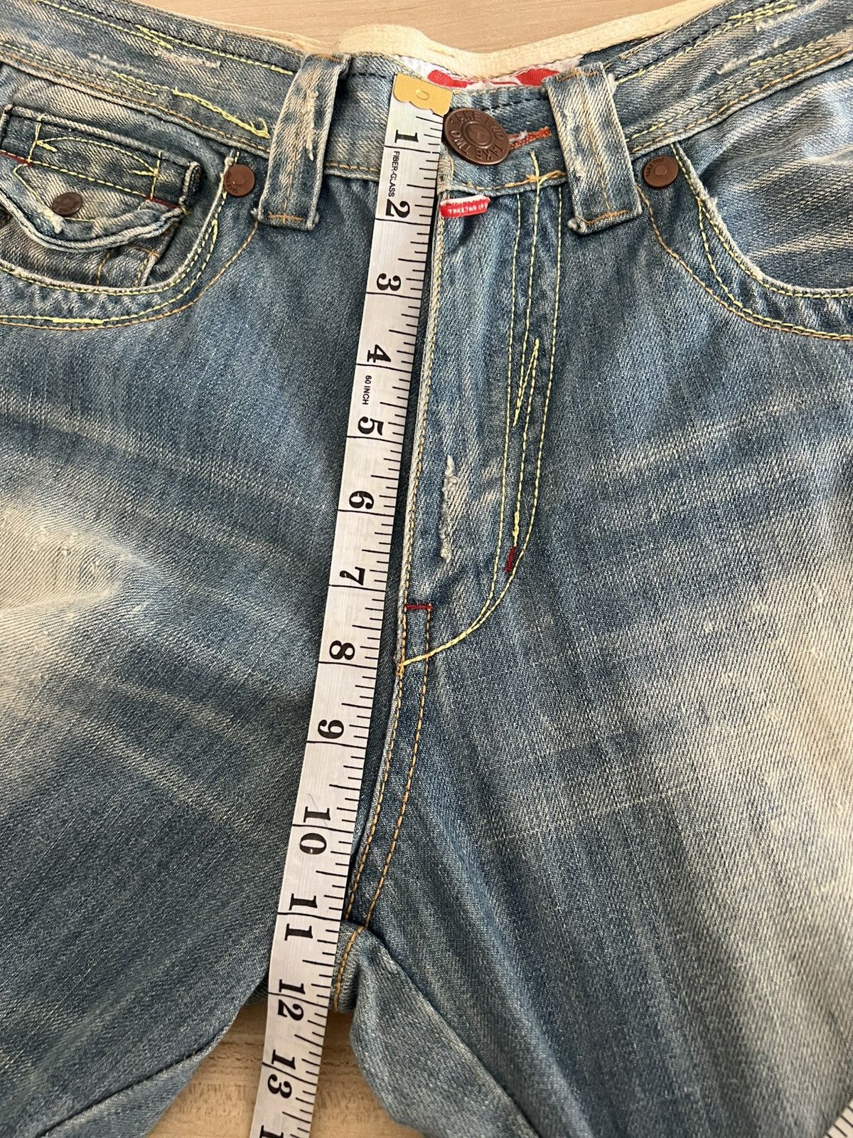 Japanese Brand Take Two Distressed Denim Size US 32 / EU 48 - 7 Thumbnail
