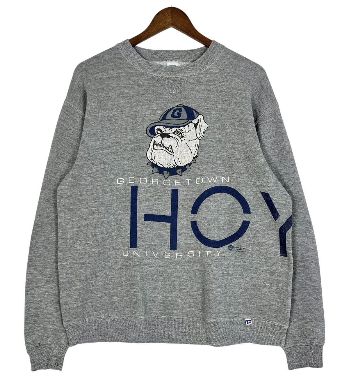 Russell Athletic 80s Vintage Russel Athletic x Georgetown University Size US XL / EU 56 / 4 - 1 Thumbnail