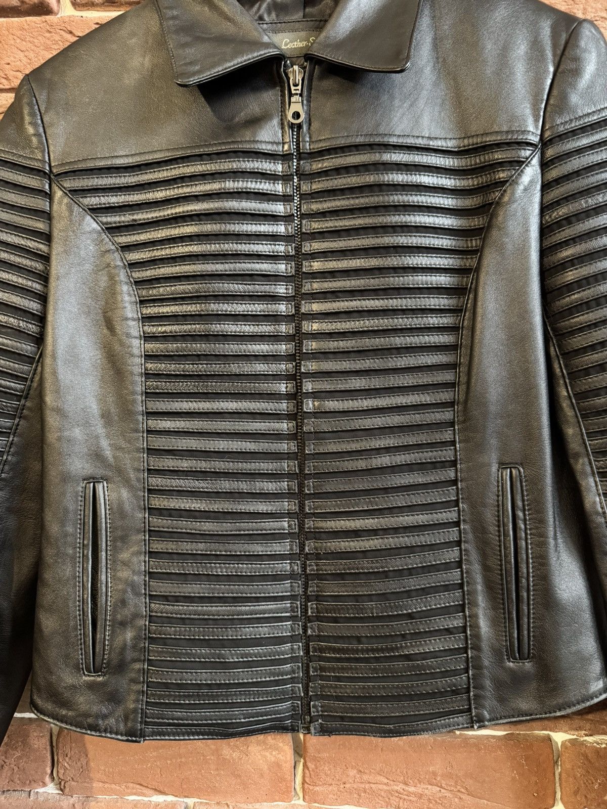 Vintage Vintage Genuine Lamb Leather Cropped Jacket High Quality Roc Size US S / EU 44-46 / 1 - 3 Thumbnail