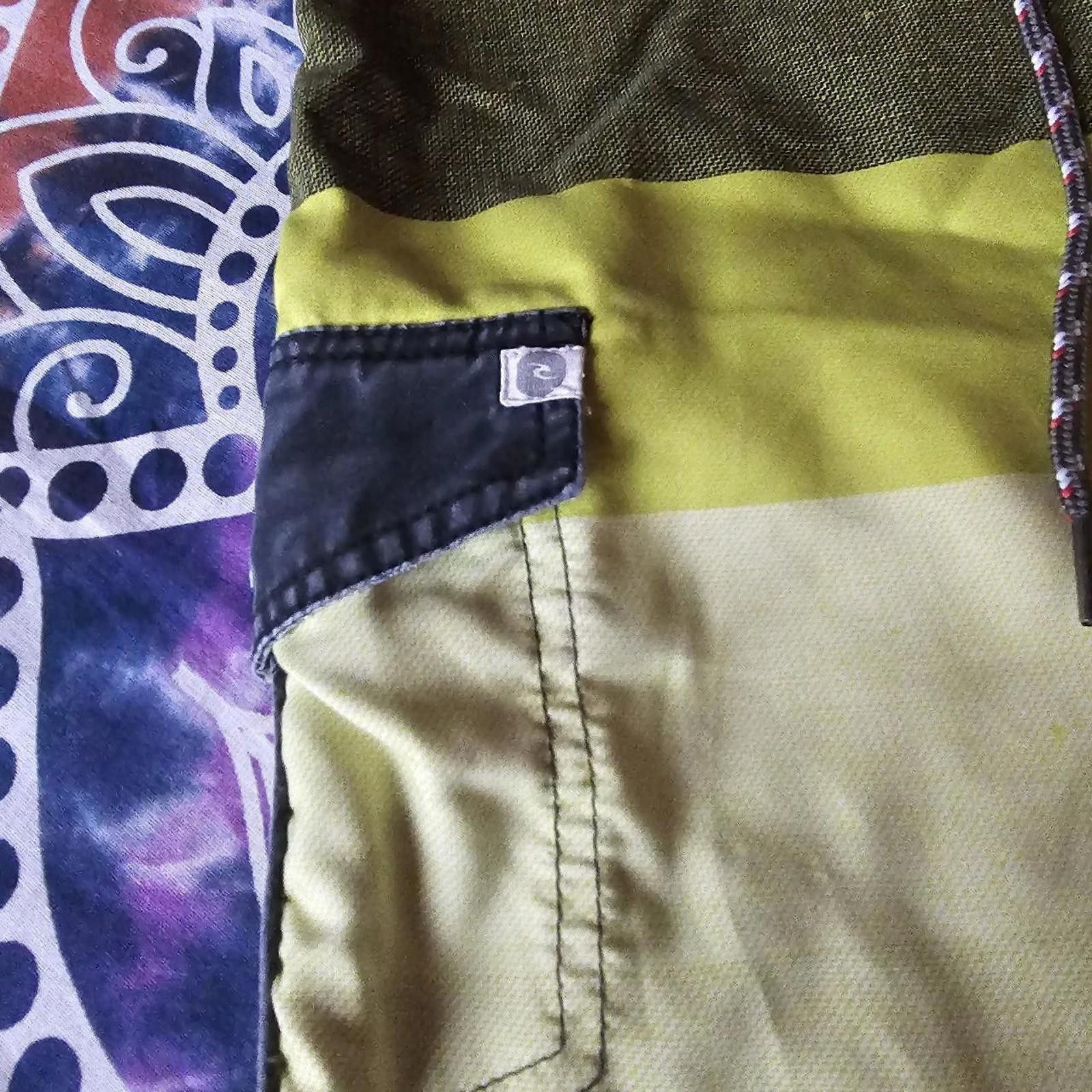 Rip Curl Rip Curl Men's Grey and Yellow Swim Trunks Size US 32 / EU 48 - 4 Thumbnail