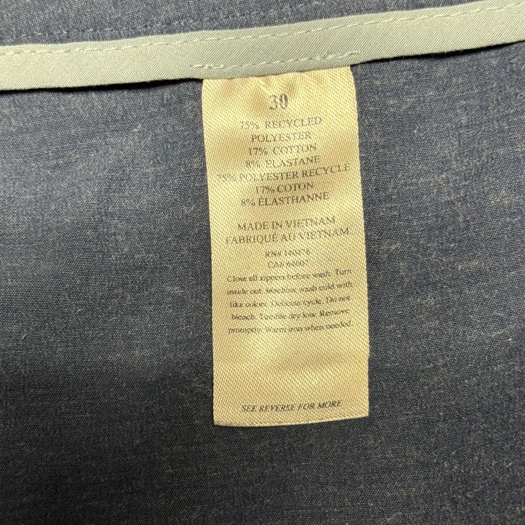Faherty Faherty Shorts Mens 30 Blue All Day Drawstring Lightweight Casual Summer Beach Size US 30 / EU 46 - 5 Thumbnail