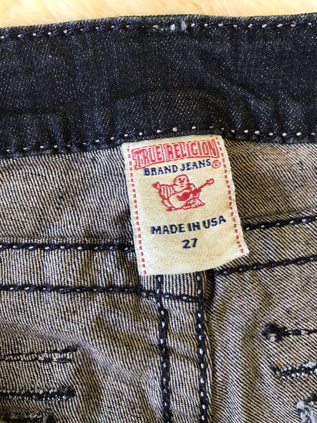 True Religion True Religion Made in USA Vintage Skinny Jeans Navy Size 27" / US 4 / IT 40 - 7 Thumbnail