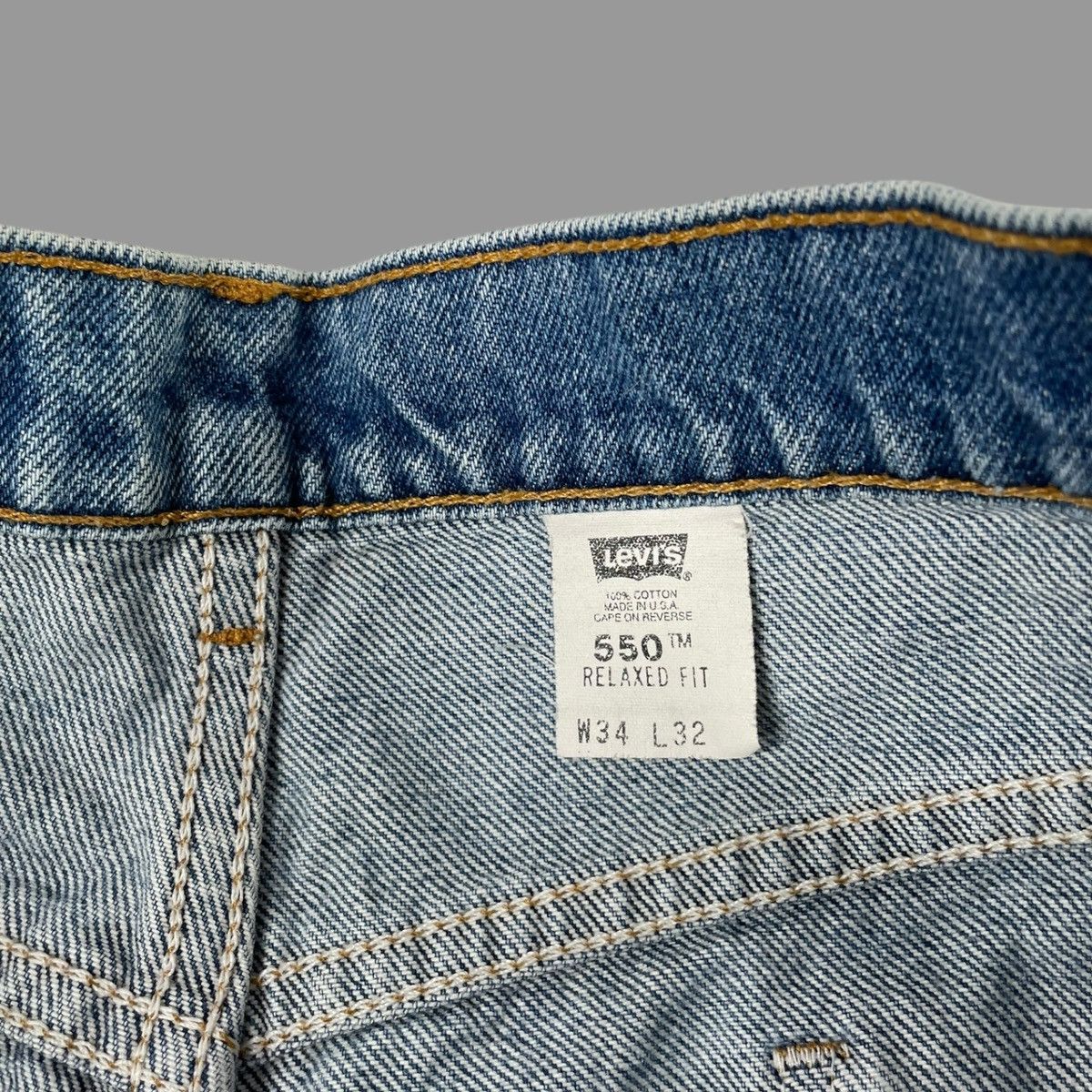 Levi's × Vintage Vintage 90s Levi’s 550 Orange tab denim jeans Size US 32 / EU 48 - 6 Thumbnail