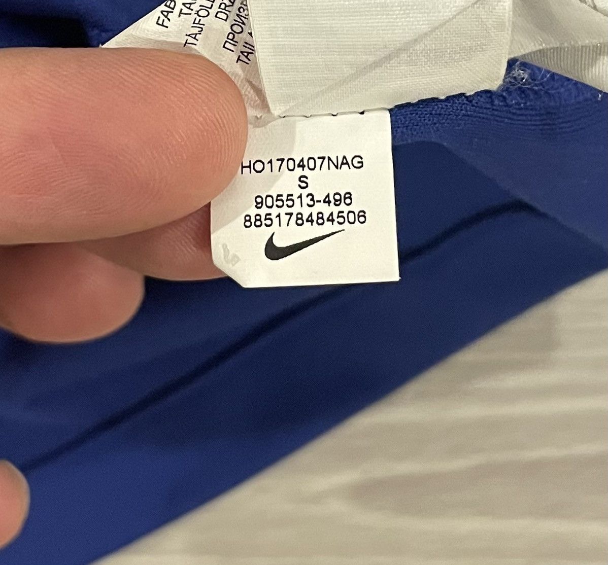 Nike Nike 2017/18 Chelsea FC Soccer Jersey 905513-496 Men’s Small Size US S / EU 44-46 / 1 - 5 Thumbnail