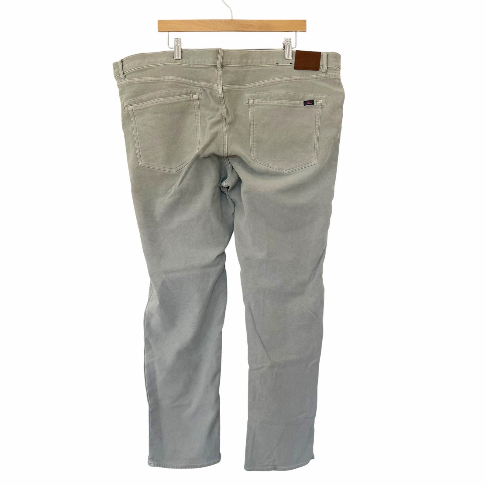 Faherty Faherty Green Stretch Terry 5 Pocket Pants Sz 42 Size US 42 / EU 58 - 6 Thumbnail
