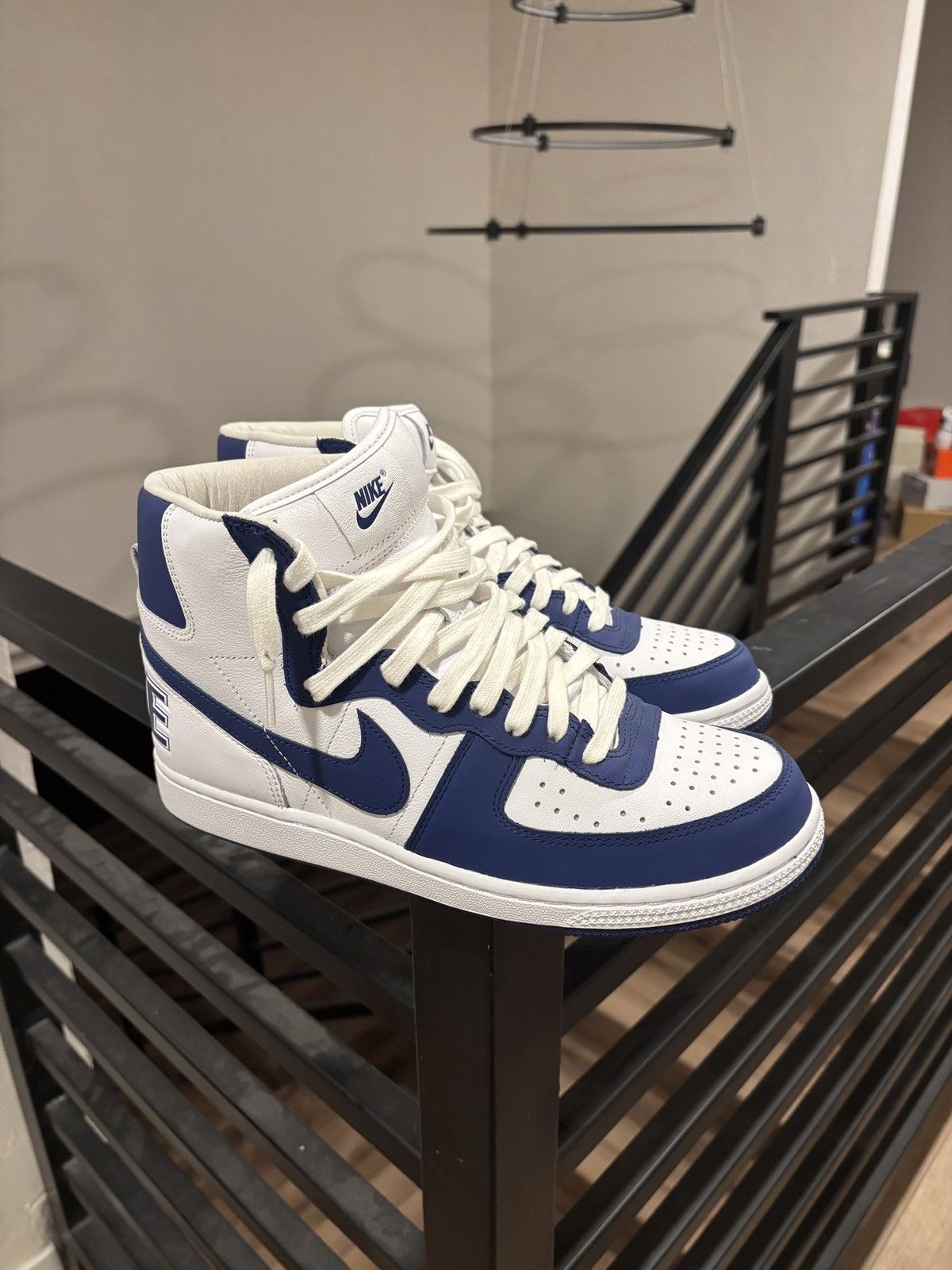 Comme des Garcons × Nike Nike Terminator High SP Comme Des Garcons Navy Size US 9 / EU 42 - 1 Thumbnail