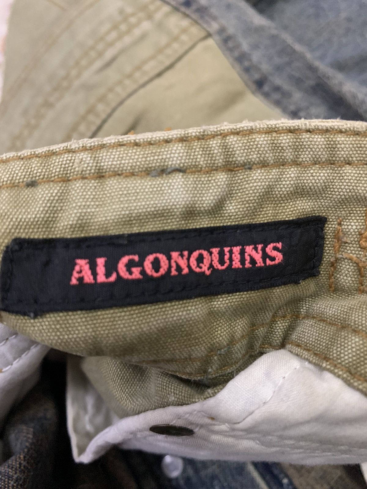 Hysteric Glamour Vintage Algonquins Cargo Skirt Denim Size 28" / US 6 / IT 42 - 9 Thumbnail