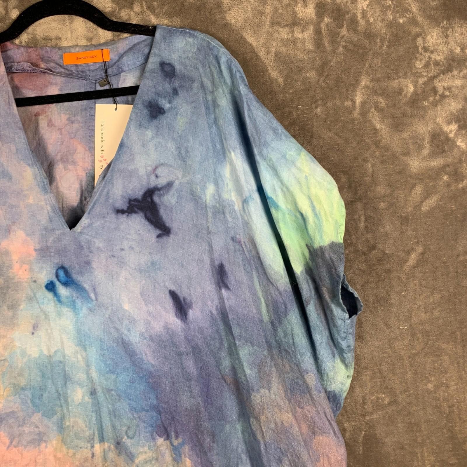 Designer Bombchel Sandvigen Native Caftan Tie Dye - One Size (367) Size ONE SIZE - 4 Thumbnail
