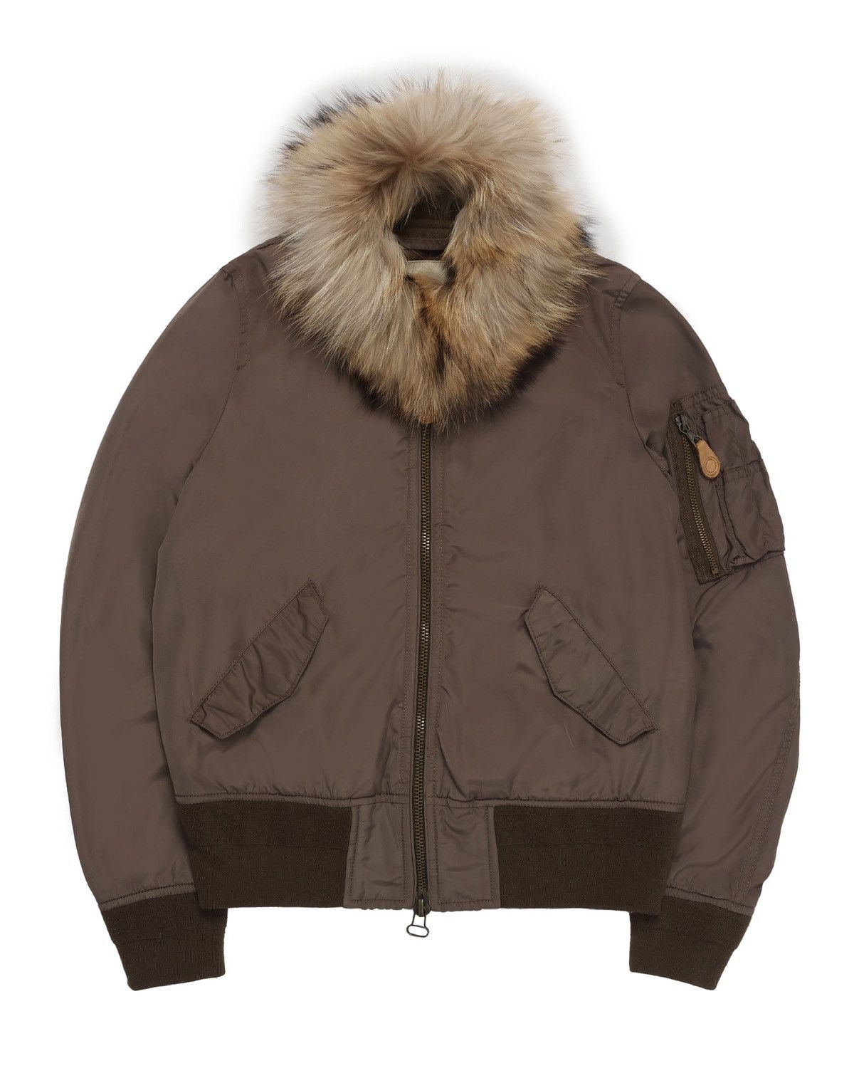GOA fur double zip bomber jacket Size US S / EU 44-46 / 1 - 1 Thumbnail