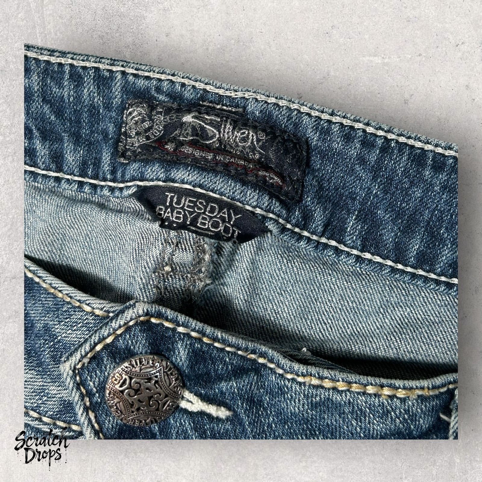 Other Silver Jeans Tuesday Boot Cut Women's Blue Denim Size 36x30 Size US 36 / EU 52 - 3 Thumbnail