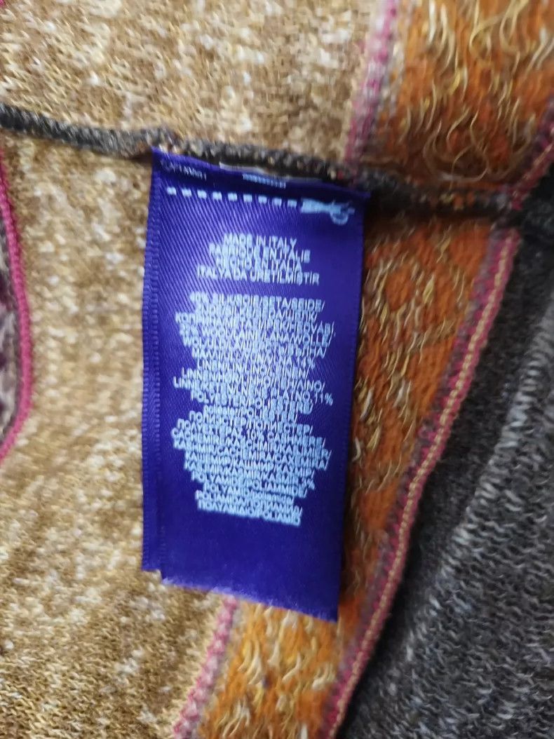 Ralph Lauren Purple Label Ralph Lauren Striped Silk Wool Sweater-2508 Size US L / EU 52-54 / 3 - 4 Thumbnail