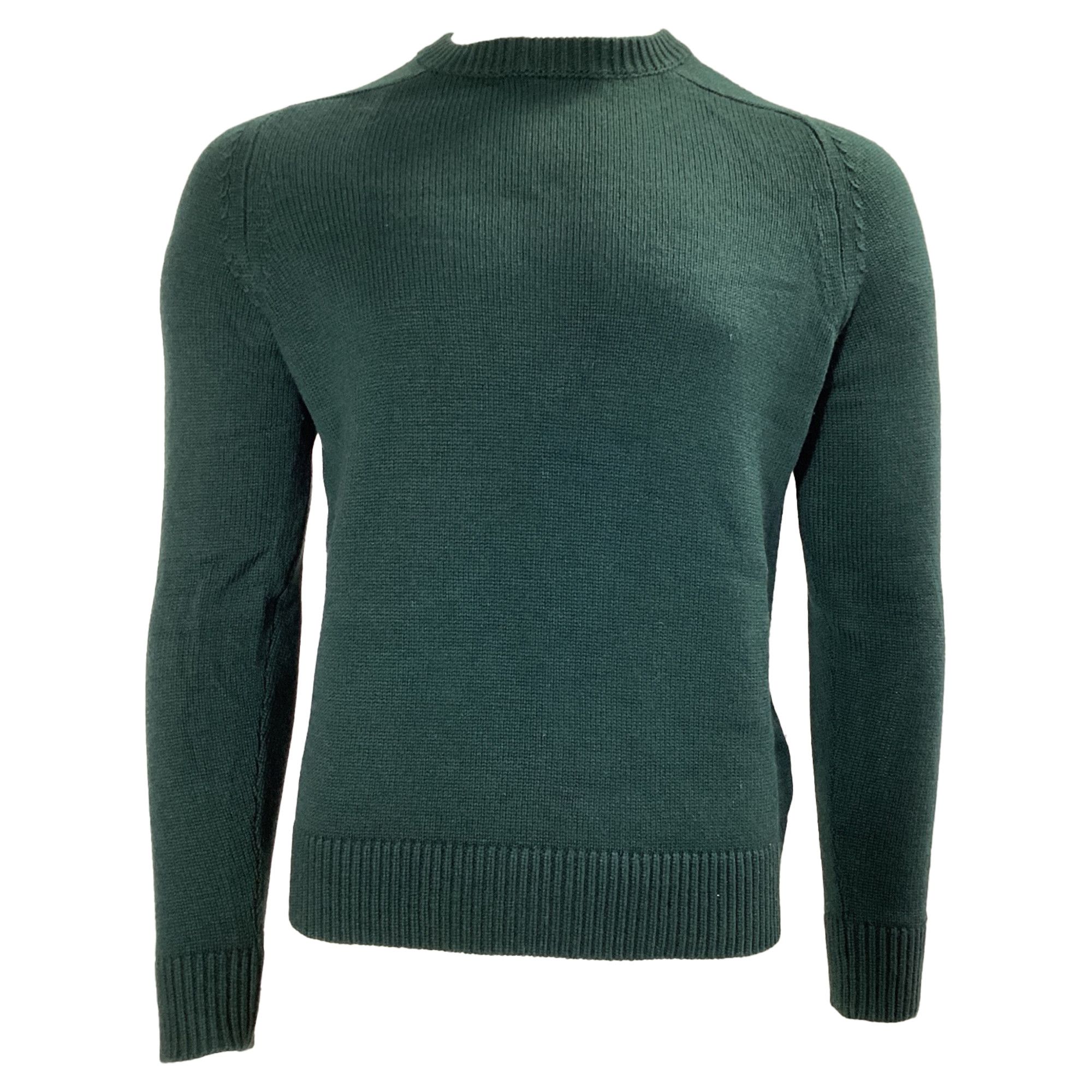 A.P.C. A.P.C. Crewneck Jumper in Green Wool Size US M / EU 48-50 / 2 - 1 Thumbnail