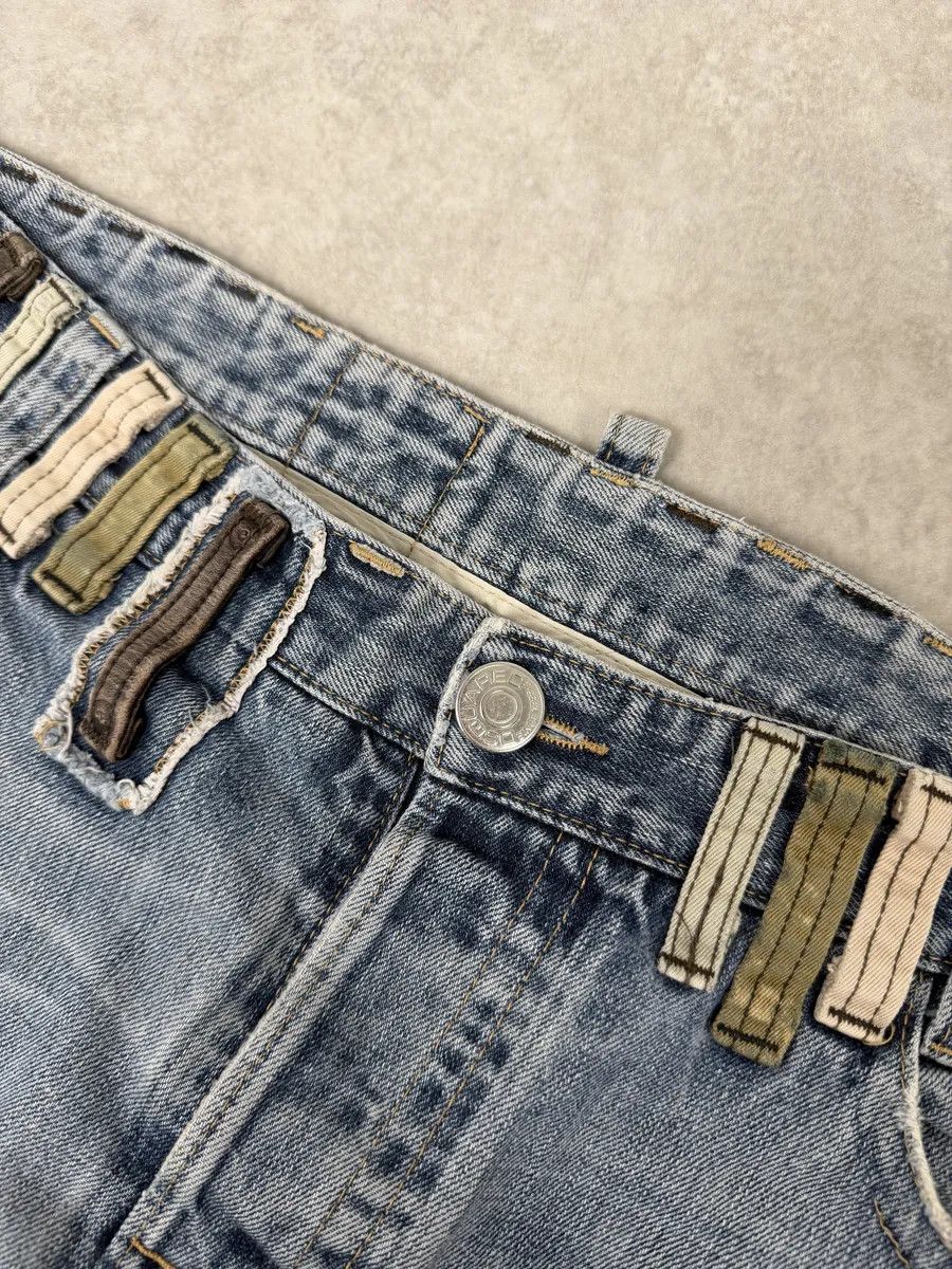 Dsquared2 SS2005 Dsquared2 Multi Belt Loops Blue Slim Denim Jeans Size US 36 / EU 52 - 13 Thumbnail