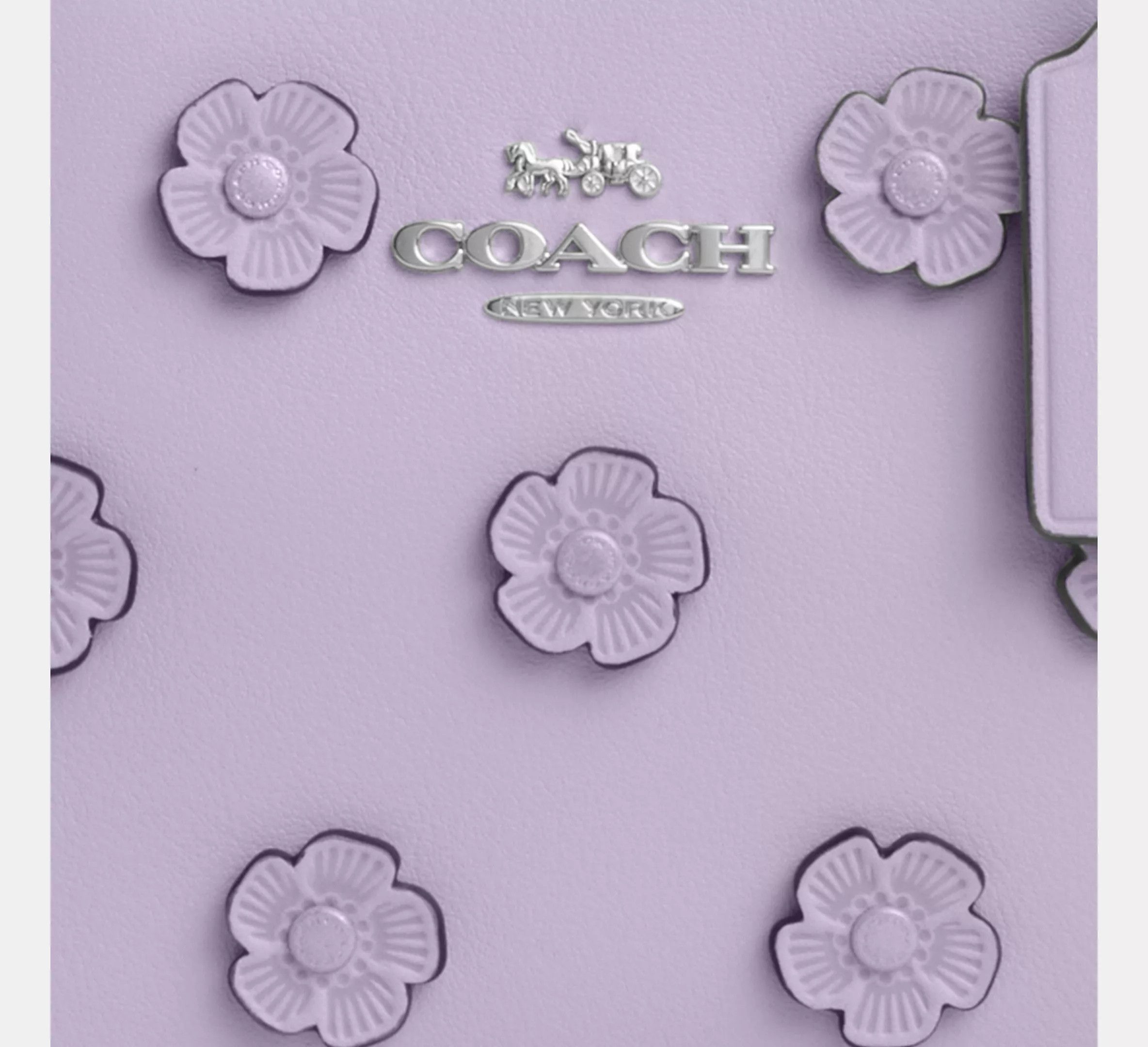 Coach Satchel Crossbody Bag With Floral Applique CAJ99 Size ONE SIZE - 12 Thumbnail