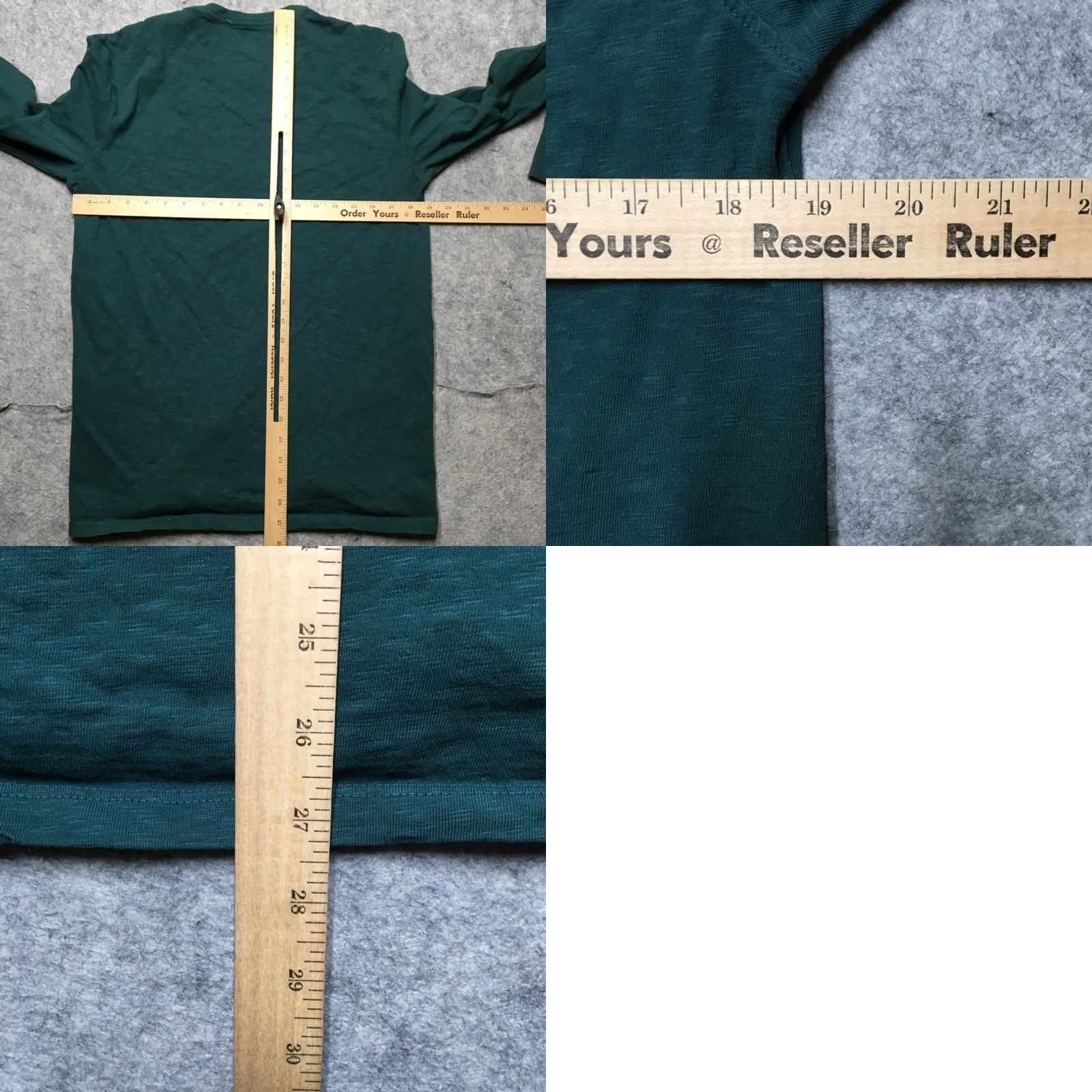 Vintage American Giant Shirt Mens M Green Long Sleeve Crewneck USA Size US M / EU 48-50 / 2 - 8 Thumbnail