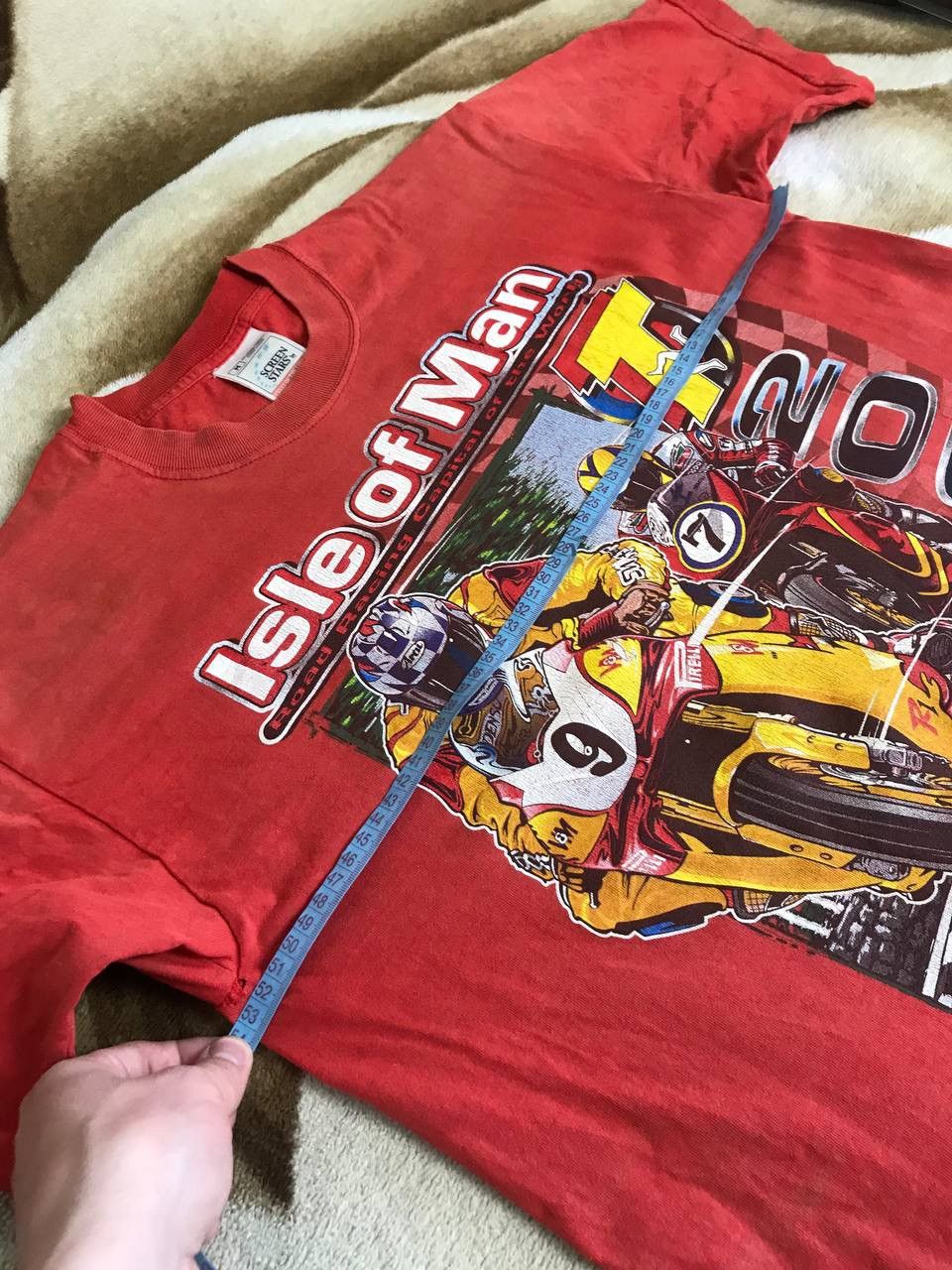 Vintage 🔥 TT Isle Of Man Vintage 2000 Road Races Moto Racing T Shirt Size US M / EU 48-50 / 2 - 14 Thumbnail