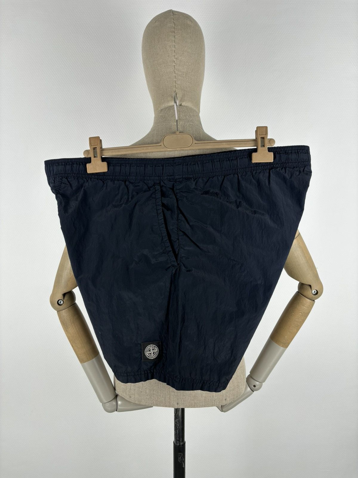 Stone Island Shadow Project SS17 Massimo Osti Nylon Metal Dark Navy Swim Trunk Lined Shorts Baggies Size US 37 - 8 Thumbnail