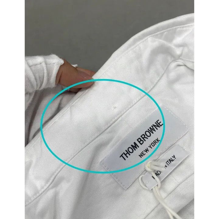 Thom Browne Thom Browne Classic White Long Sleeve Shirt -2507 Size M / US 6-8 / IT 42-44 - 7 Thumbnail
