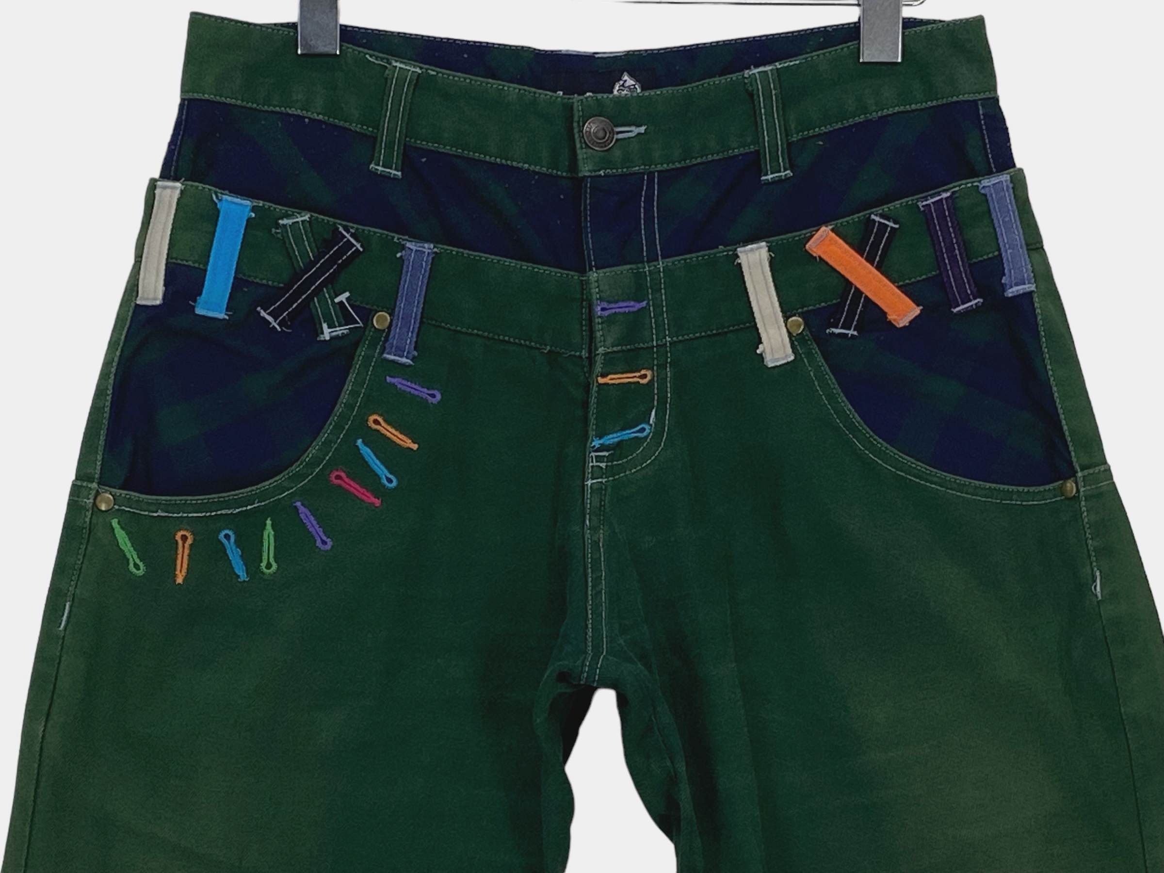 Japanese Brand Jungle Storm Double Waist Ankle Pants – Japanese Brand Size US 31 - 2 Thumbnail
