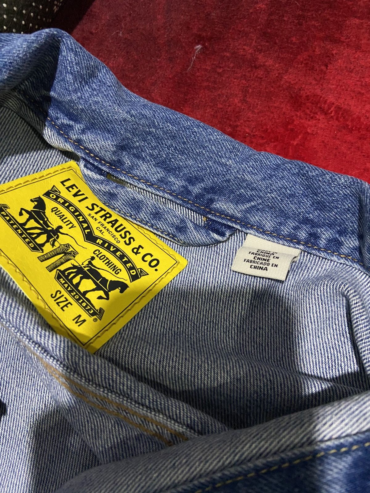 Levi's Levis X Snoopy Denim Jacket Size US M / EU 48-50 / 2 - 6 Thumbnail