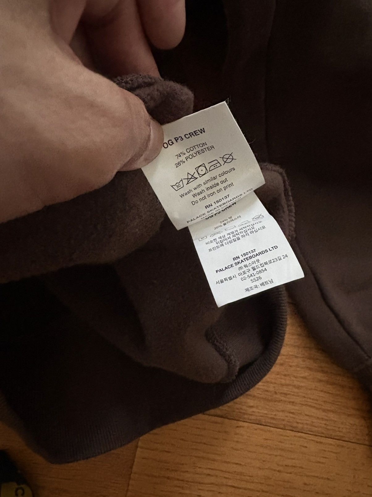 Palace Palace Skateboard OG P3 CREW FOX SIZING S/S 26 Description Size US M / EU 48-50 / 2 - 10 Thumbnail