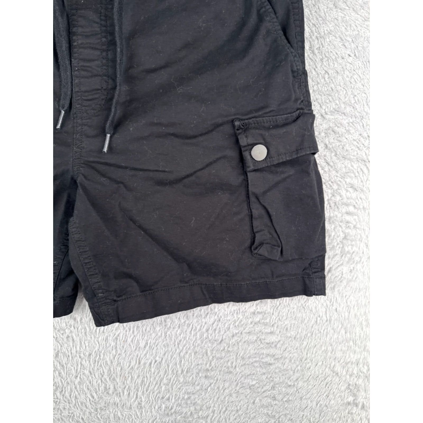 Vintage RDI Cargo Shorts Men Small Black Cotton Blend Canvas 32x6 Regular Waist 32 Inseam 6" Pockets Casual Travel Workwear 6" Inseam Mens Shorts Size US 29 - 2 Thumbnail