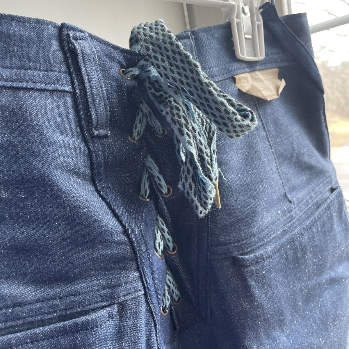Kapital KAPITAL RARE INDIGO JEANS w/ LACE-UP BACK Size 28" / US 6 / IT 42 - 3 Thumbnail