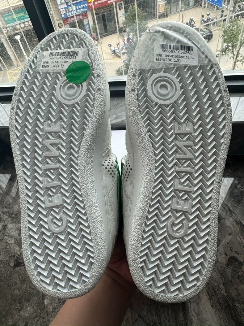 Celine Celine High Top Sneakers in White Green Size US 6 / EU 39 - 5 Thumbnail