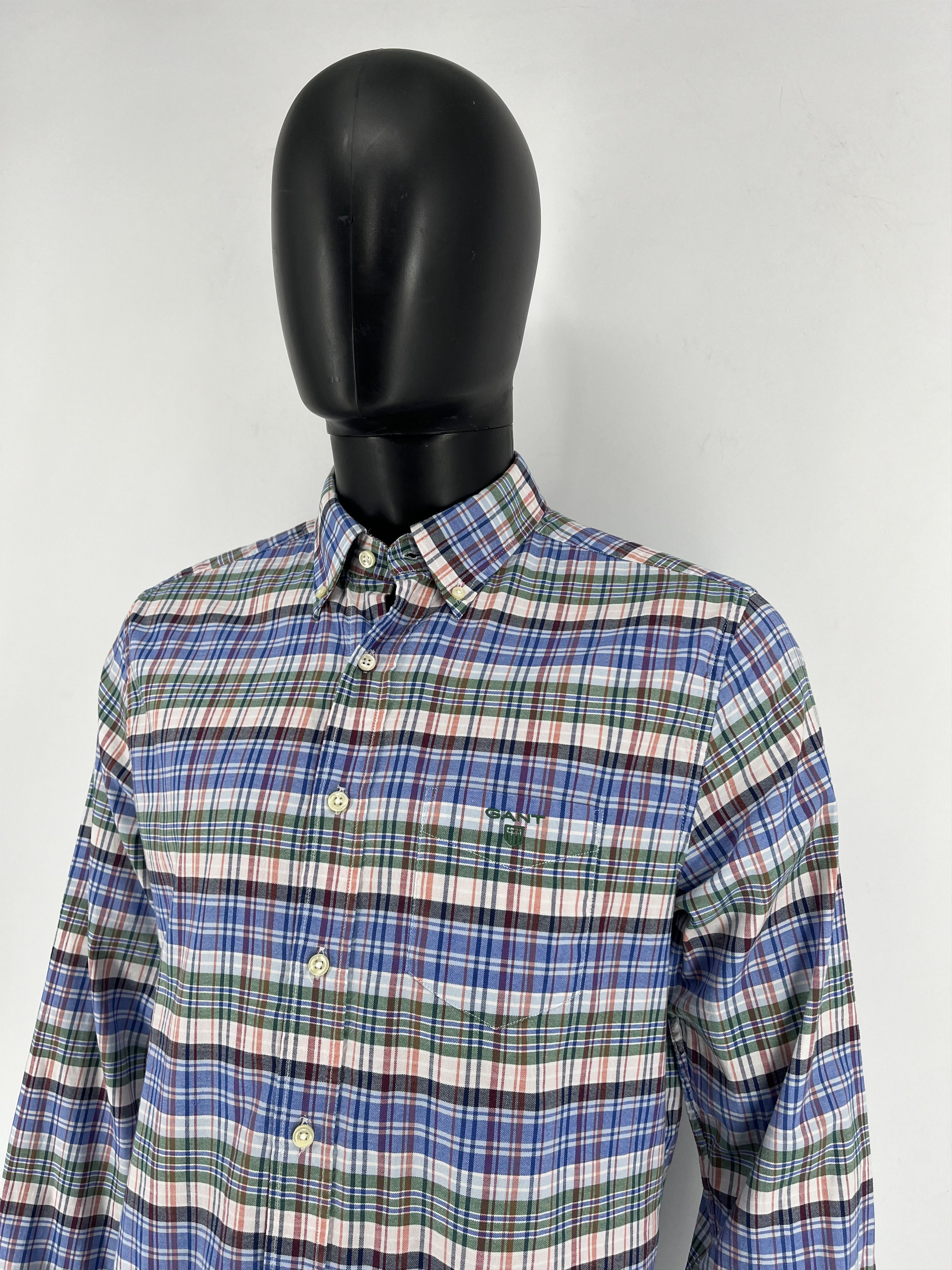 Gant × Vintage Vintage Flannel GANT Plaid Shirt Travis style Size US L / EU 52-54 / 3 - 9 Thumbnail
