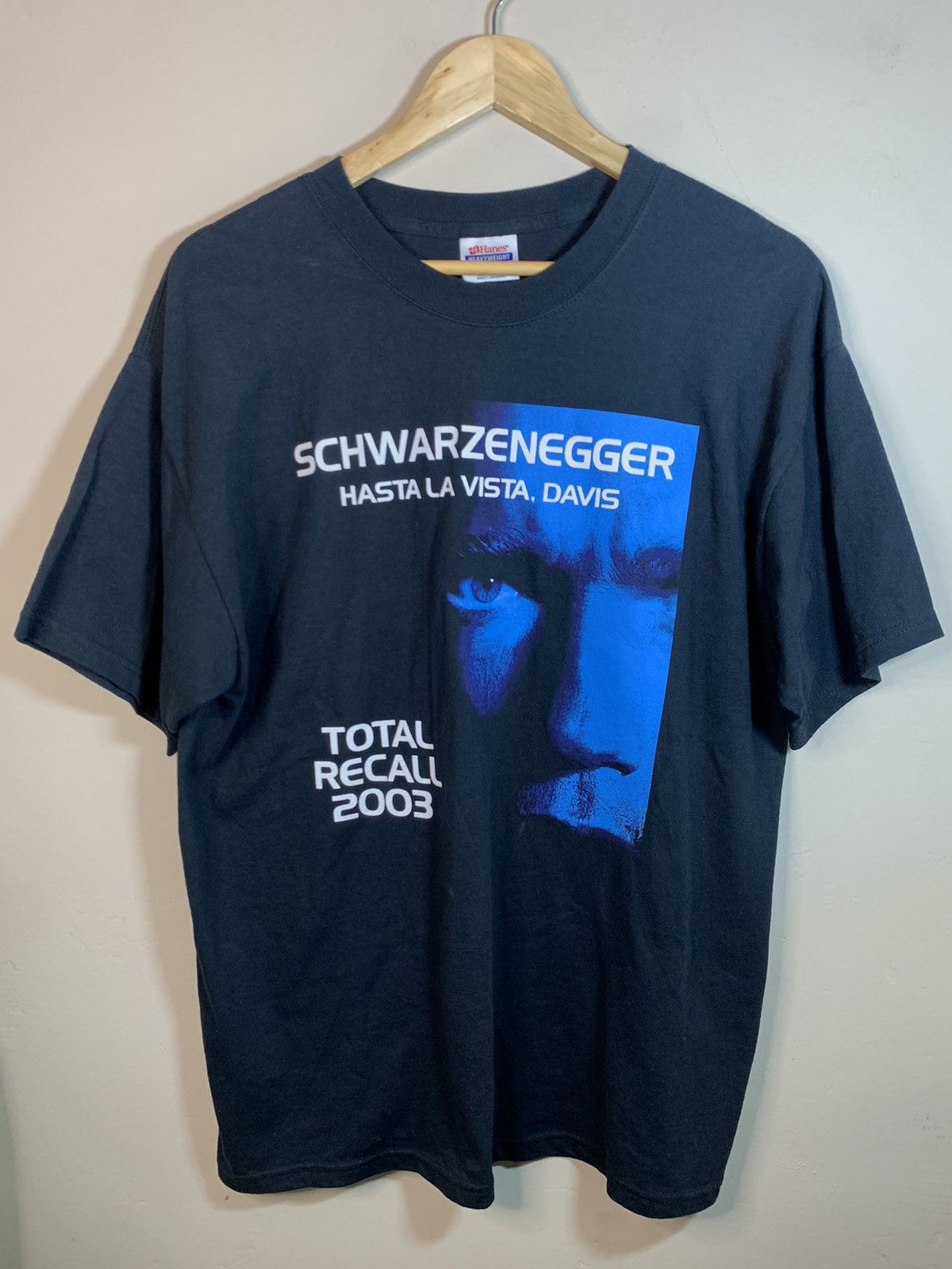 Vintage *RARE* Vintage Total Recall Arnold Schwarzenegger 2003 Shirt Size US L / EU 52-54 / 3 - 1 Thumbnail