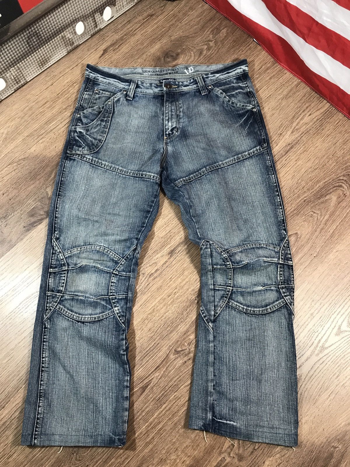 Japanese Brand Vintage Double Knee Pants Size US 36 / EU 52 - 1 Thumbnail