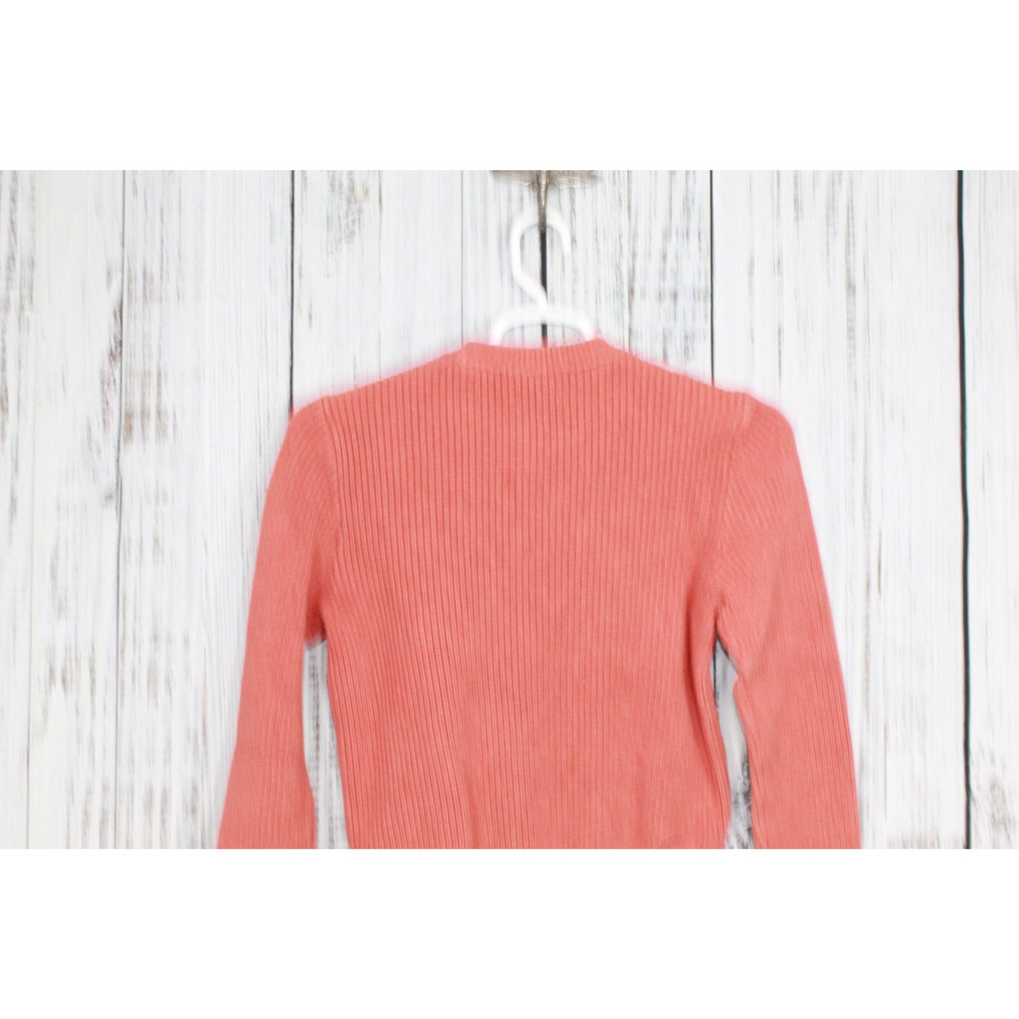 L.L. Bean LL Bean Ribbed Stretch Crewneck Pullover Sweater Orange Size US S / EU 44-46 / 1 - 6 Thumbnail